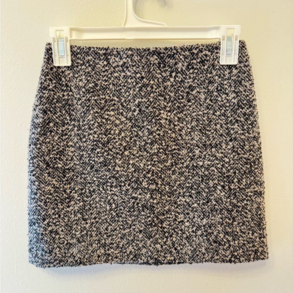 H&M Black and White Mini Pencil Skirt